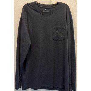 Southern Marsh Men’s Comfort Tee Bluish Gray Long Sleeve Shirt Size XL